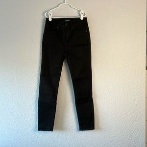 J Crew Black High rise Skinny Jean